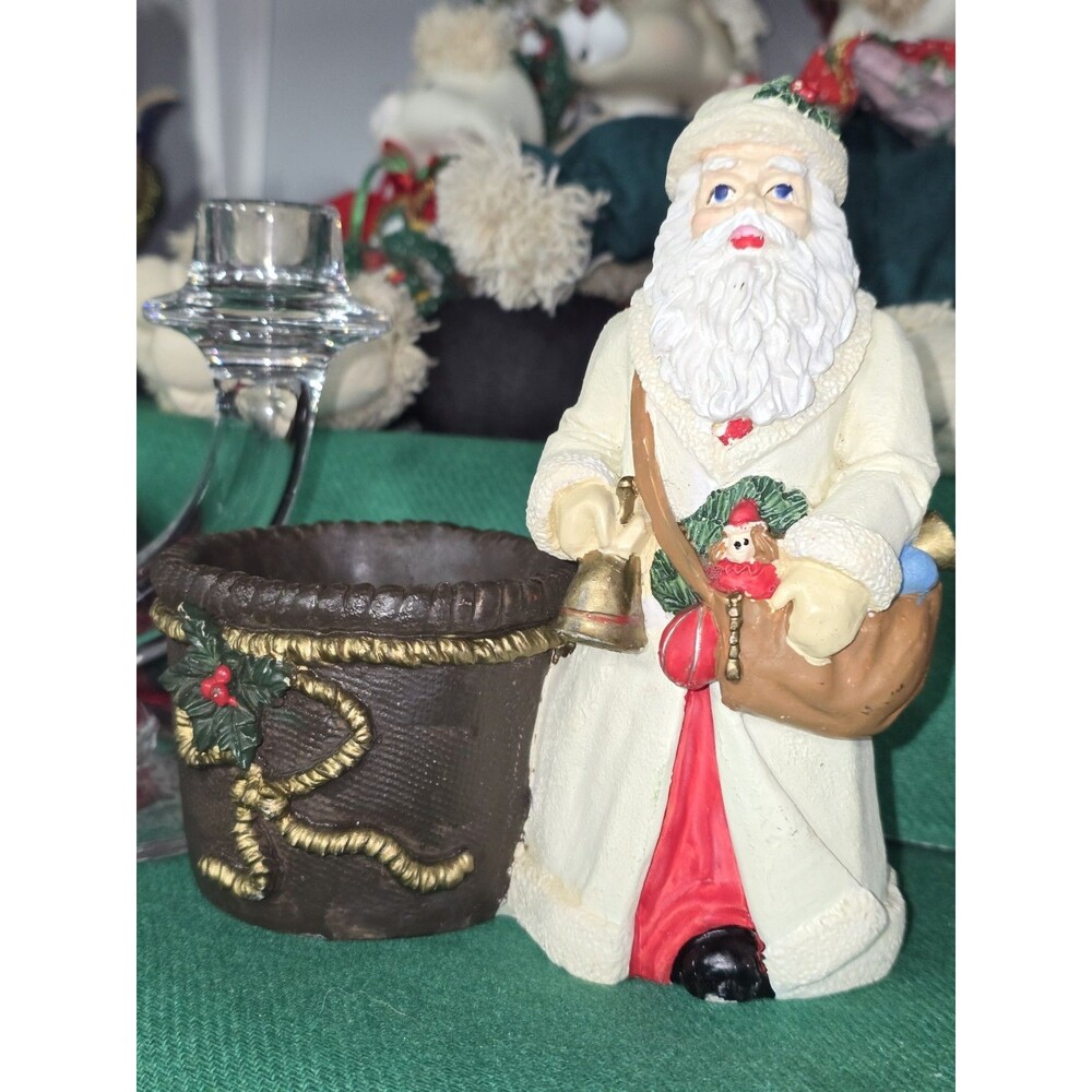 White Coat Santa Bloom Rite Planter